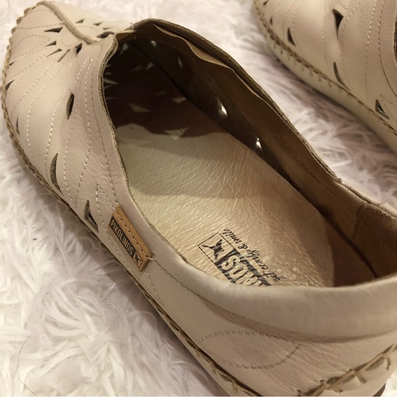 Pikolinos Jerez Loafer Leather Floral Cut Out Women’s size 41 - Picture 16 of 16